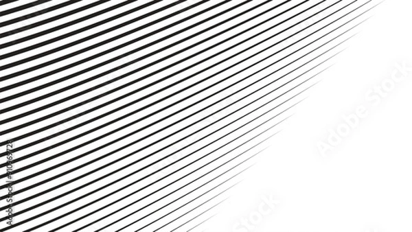 Fototapeta Black and white stripes abstract background vector image