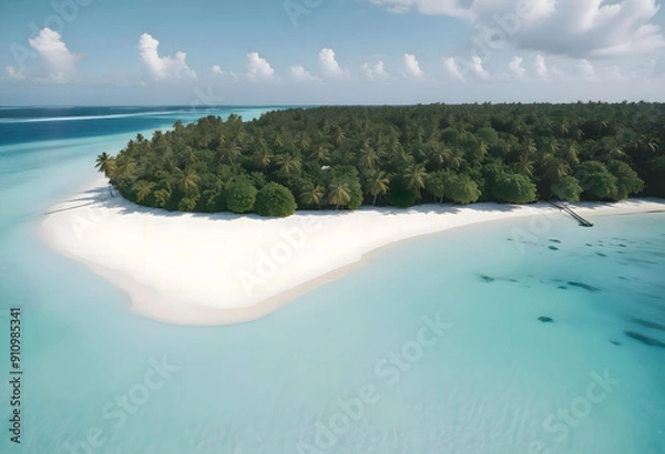 Obraz Concept photo of ocean and beach, tropical landscape