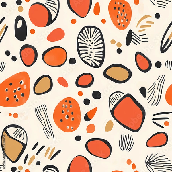 Fototapeta Abstract Pattern seamless pattern