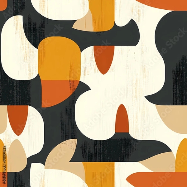 Obraz Abstract Shapes seamless pattern