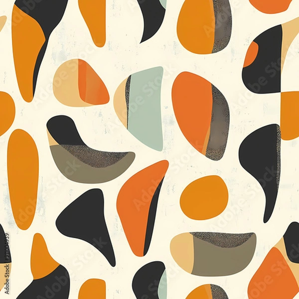 Obraz Abstract Shapes seamless pattern