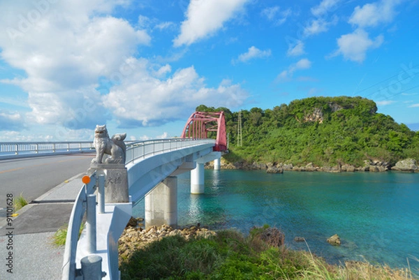 Obraz 沖縄県　伊計大橋
