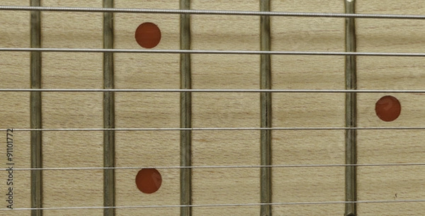 Fototapeta fret strings alder wood background
