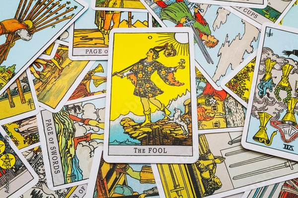 Fototapeta Karty tarota tarot