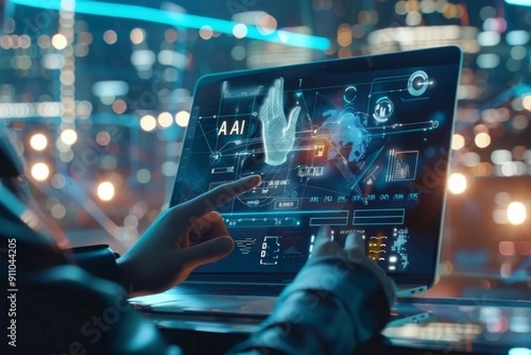 Fototapeta AI Technology Integration: A Futuristic Vision