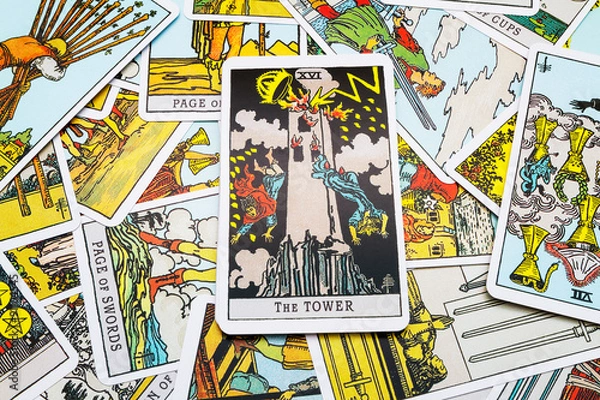 Fototapeta Karty tarota tarot