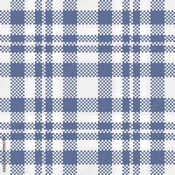 Fototapeta Tartan Seamless Pattern. Tartan Plaid Vector Seamless Pattern. Traditional Scottish Woven Fabric. Lumberjack Shirt Flannel Textile. Pattern Tile Swatch Included.