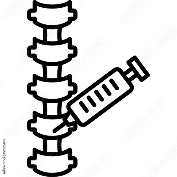 Obraz Lumbar Puncture Icon