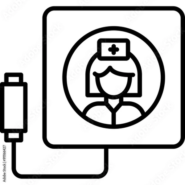 Obraz Nursing Call Button Icon