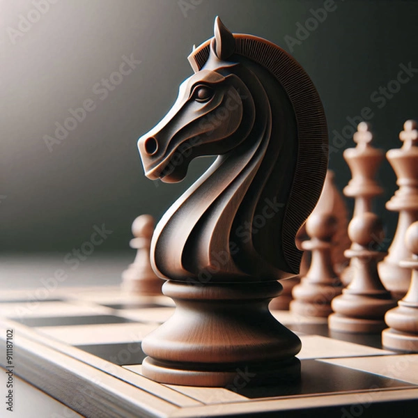 Obraz chess board on the board