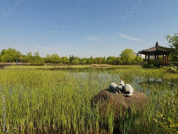 Obraz 한국의 공원 대전한밭공원