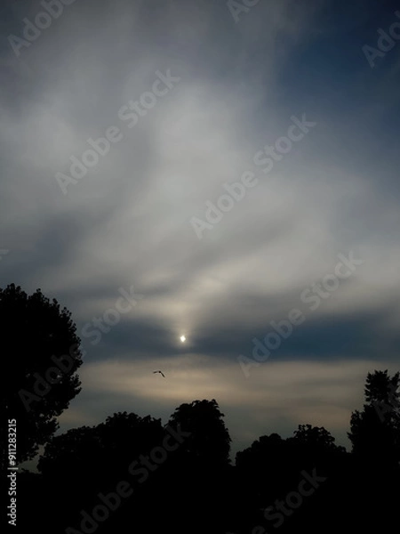 Fototapeta time lapse clouds