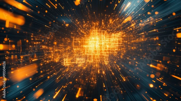 Fototapeta Abstract Technology Background