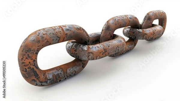 Fototapeta 3D, illustration, realistic, isolated, white, background