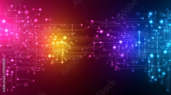 Fototapeta Abstract Technology Background