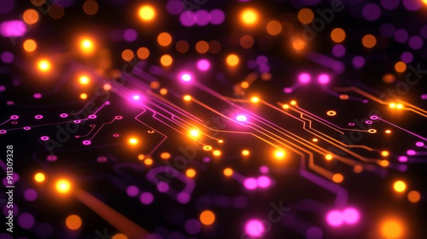 Fototapeta Abstract Technology Background