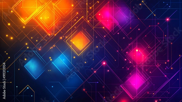 Fototapeta Abstract Technology Background