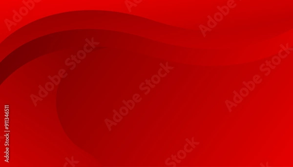 Fototapeta Liquid color background design. Red elements with fluid gradient. Dynamic shapes composition. Eps10 vector