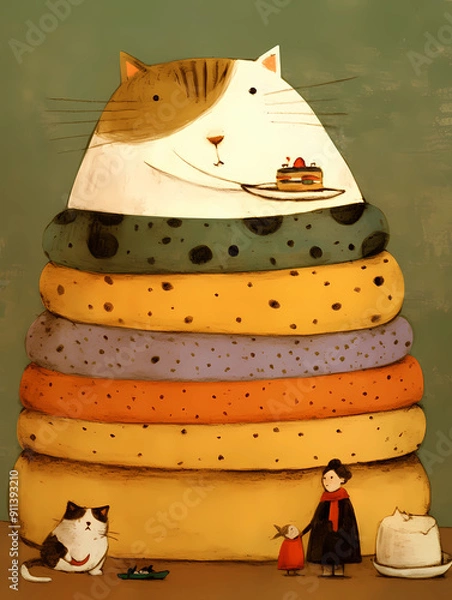 Fototapeta Big Fat Cat