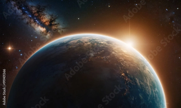 Fototapeta Deep Space and the universe
