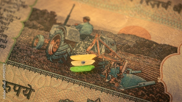 Obraz indian flag pattern