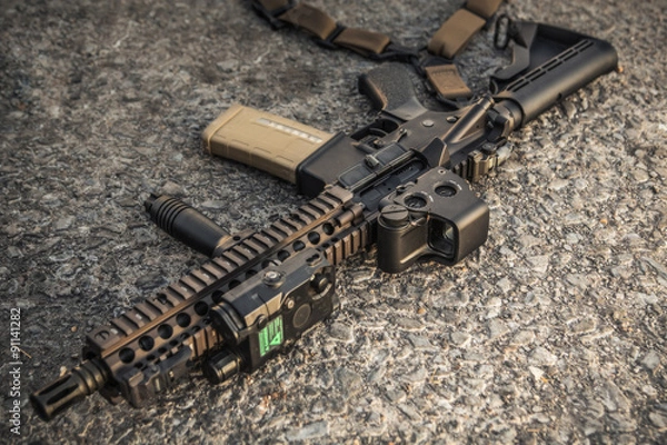 Fototapeta assult rifle