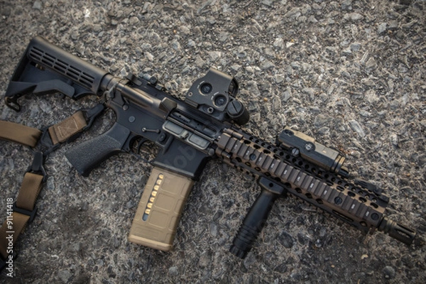 Fototapeta assult rifle