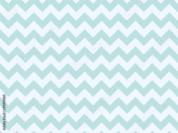 Fototapeta 涼しそうな薄い水色のジグザグストライプ背景素材