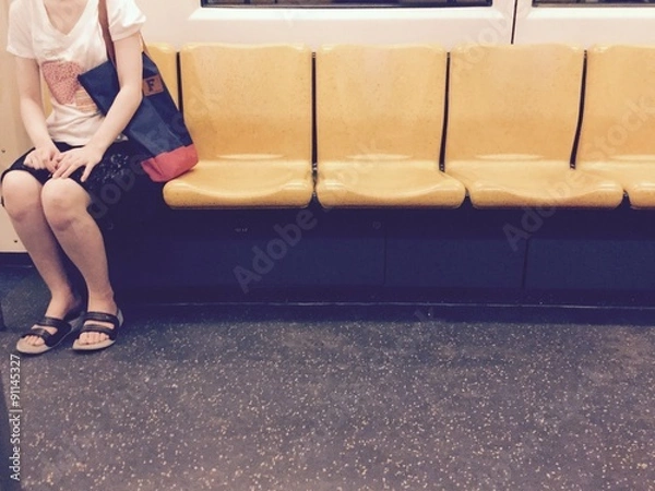 Obraz seat on a train