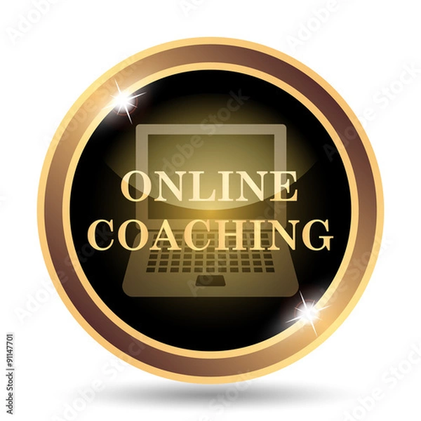 Obraz Online coaching icon