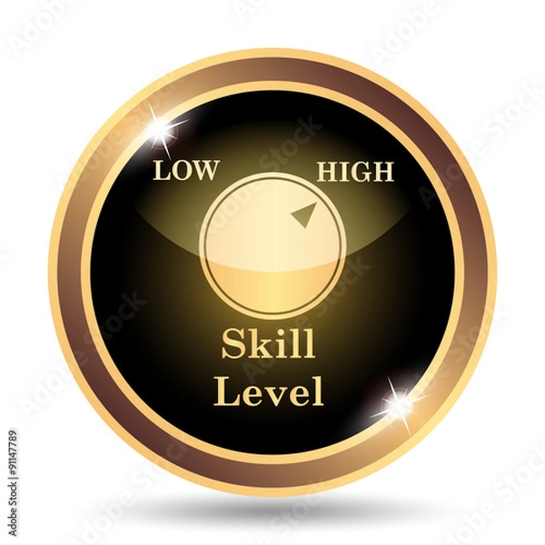 Fototapeta Skill level icon