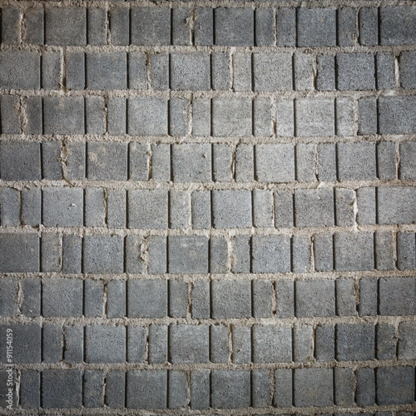 Fototapeta Concrete block wall