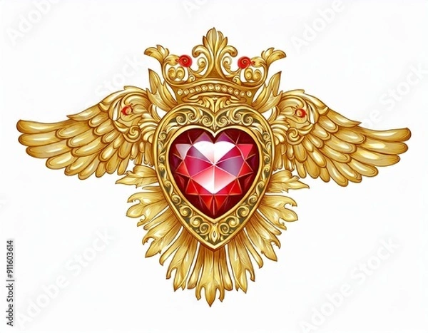 Obraz Ex-Voto Cœur Rubis