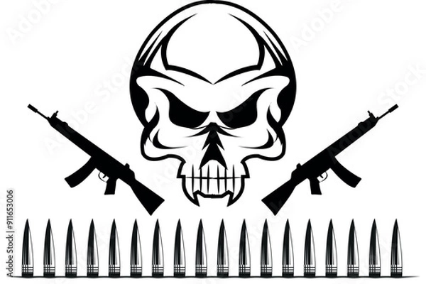 Obraz Game vector flat silhouette collection