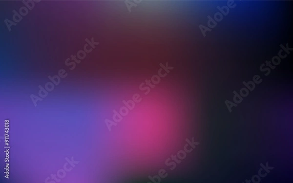 Obraz Dark purple, pink vector gradient blur backdrop.