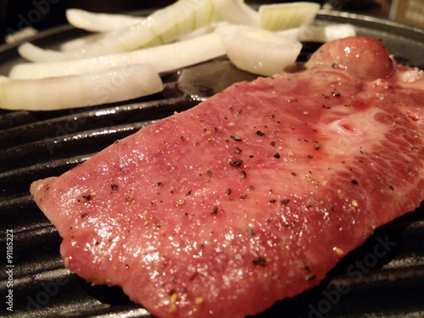 Fototapeta 牛タン焼き肉