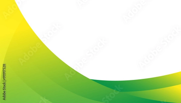 Fototapeta Abstract green color background with circles. Vector illustration