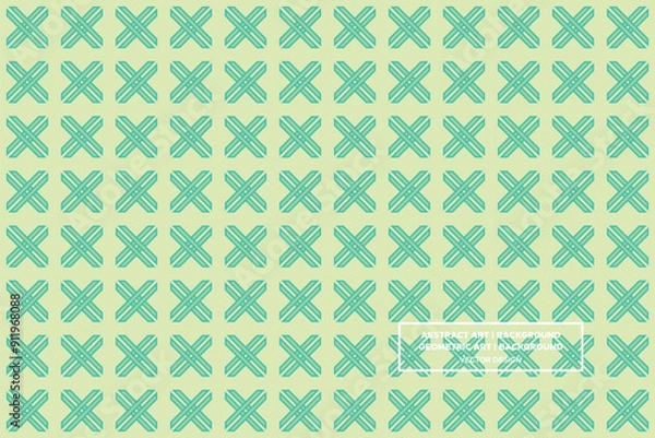 Fototapeta Triangular and Triangle Shapes and Designs Green Colors Geometric Pattern Abstract Pattern Seamless 