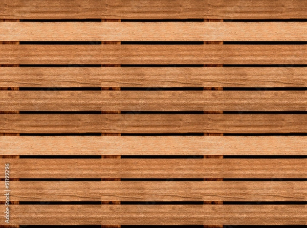 Fototapeta seamless wooden texture of floor or pavement, wooden pallet