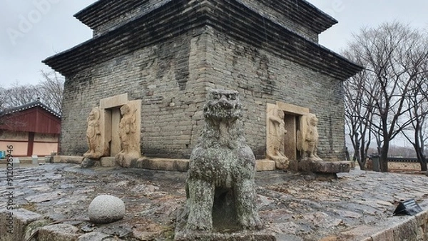 Obraz 한국의 사찰 경주 분황사