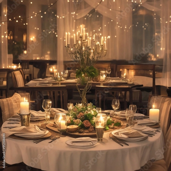 Obraz table setting for a dinner