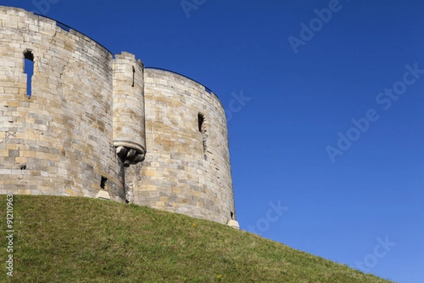 Fototapeta Clifford's Tower in York, England.