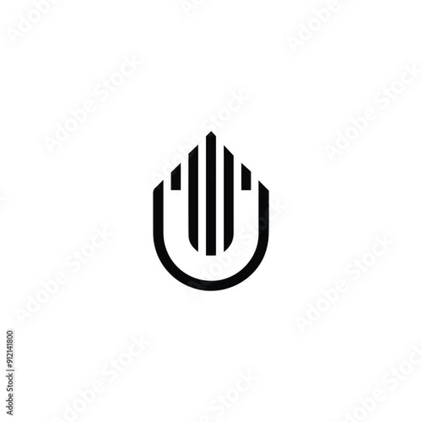 Obraz U Logo Design V5