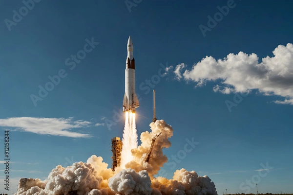 Obraz ロケット打ち上げ