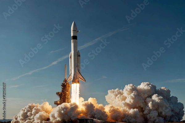 Fototapeta ロケット打ち上げ