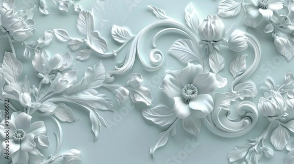 Fototapeta 3D Floral Design