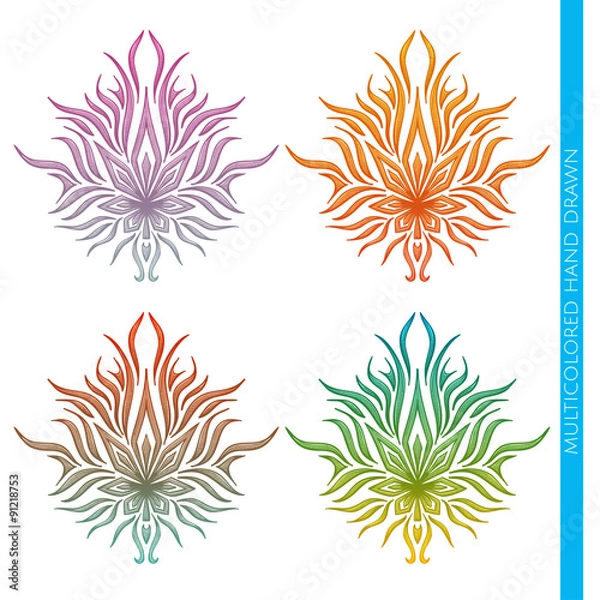 Obraz Cannabis Abstract Multicolored