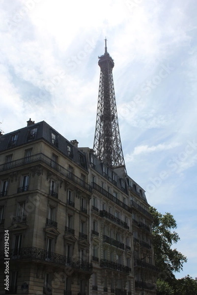 Fototapeta eiffel tower city