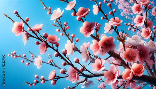 Fototapeta cherry blossom tree