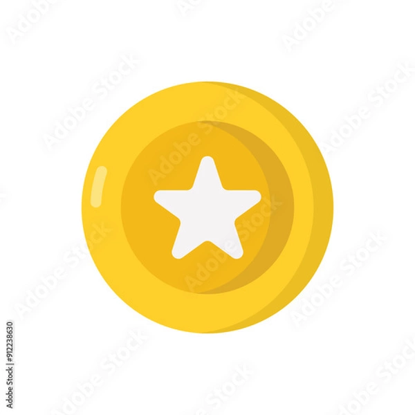 Fototapeta Coin vector icon